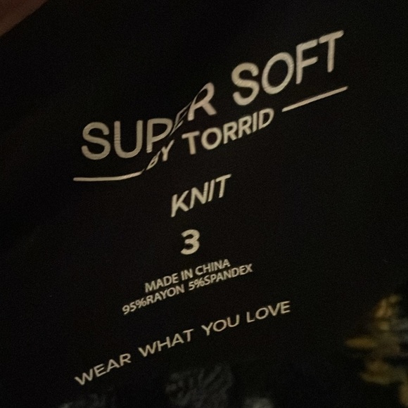 Torrid Super Soft Culotte Jumpsuit Black Stretch - Picture 6 of 6